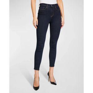 NWOT L'AGENCE Margot High Rise Ankle Skinny Midnight Size 25